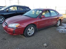 Salvage cars for sale at Elgin, IL auction: 2001 Ford Taurus SEL