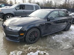 Salvage cars for sale at Waldorf, MD auction: 2018 Audi A4 Premium Plus