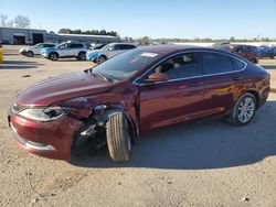 Salvage cars for sale at Harleyville, SC auction: 2015 Chrysler 200 Limited