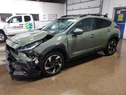 Salvage cars for sale at Blaine, MN auction: 2024 Subaru Crosstrek Limited