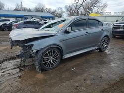 Salvage cars for sale at Wichita, KS auction: 2016 Mitsubishi Lancer GT