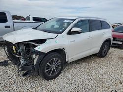 Salvage cars for sale at Taylor, TX auction: 2017 Toyota Highlander Hybrid