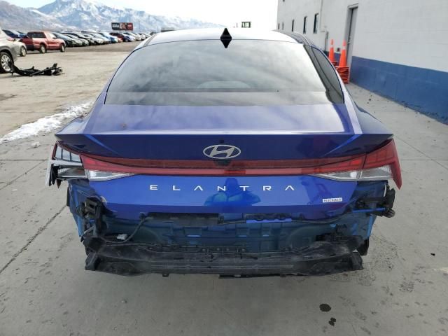 2024 Hyundai Elantra Blue