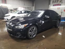 Salvage cars for sale from Copart Elgin, IL: 2015 Infiniti Q50 Base