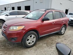 Salvage cars for sale at Jacksonville, FL auction: 2011 Hyundai Santa FE GLS