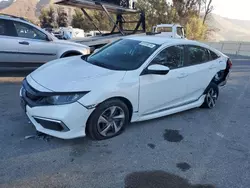 Salvage cars for sale at Van Nuys, CA auction: 2020 Honda Civic LX