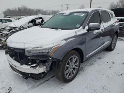 Salvage cars for sale at Hillsborough, NJ auction: 2021 Acura RDX Technology