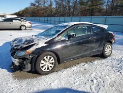 Salvage cars for sale at Brookhaven, NY auction: 2012 Honda Civic LX