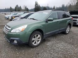 Subaru Outback salvage cars for sale: 2014 Subaru Outback 2.5I Premium