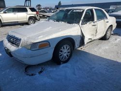 Salvage cars for sale at Woodhaven, MI auction: 2003 Ford Crown Victoria LX