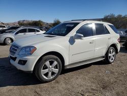 Salvage cars for sale at Las Vegas, NV auction: 2011 Mercedes-Benz ML 350