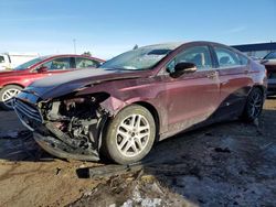 Salvage cars for sale at Woodhaven, MI auction: 2013 Ford Fusion SE