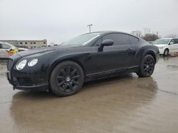 Salvage cars for sale at Wilmer, TX auction: 2014 Bentley Continental GT V8