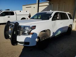 Chevrolet salvage cars for sale: 2017 Chevrolet Tahoe Police