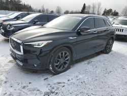 Salvage cars for sale from Copart Ontario Auction, ON: 2019 Infiniti QX50 Essential