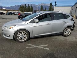 Salvage cars for sale from Copart Rancho Cucamonga, CA: 2018 Ford Focus Titanium