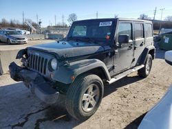 Jeep Wrangler salvage cars for sale: 2012 Jeep Wrangler Unlimited Sport