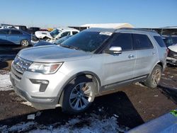 Salvage cars for sale from Copart Brighton, CO: 2018 Ford Explorer Limited