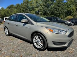 Salvage cars for sale from Copart North Billerica, MA: 2016 Ford Focus SE