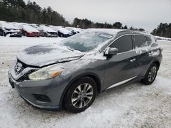 Salvage cars for sale at auction: 2016 Nissan Murano S