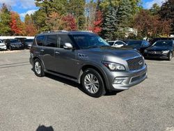 Infiniti salvage cars for sale: 2016 Infiniti QX80