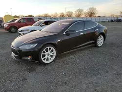 Tesla Model s Vehiculos salvage en venta: 2015 Tesla Model S 60