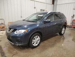 Salvage cars for sale at Franklin, WI auction: 2016 Nissan Rogue S