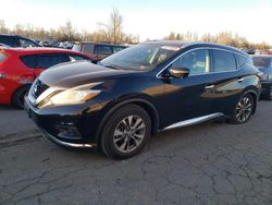 Salvage cars for sale at Woodburn, OR auction: 2015 Nissan Murano S