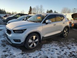 Salvage cars for sale from Copart Ontario Auction, ON: 2022 Volvo XC40 T5 Momentum