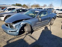 Salvage cars for sale at Sacramento, CA auction: 2005 Ford Mustang