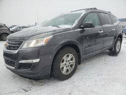 Salvage cars for sale at Woodhaven, MI auction: 2014 Chevrolet Traverse LS