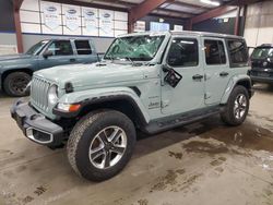 Salvage cars for sale at East Granby, CT auction: 2023 Jeep Wrangler Sahara