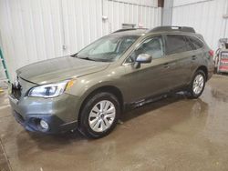 Salvage cars for sale at Franklin, WI auction: 2017 Subaru Outback 2.5I Premium