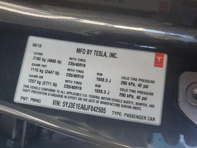 2018 Tesla Model 3