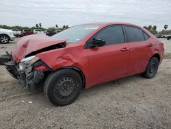 Salvage cars for sale at Mercedes, TX auction: 2015 Toyota Corolla L