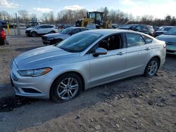 Salvage cars for sale at Chalfont, PA auction: 2018 Ford Fusion SE