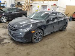 Salvage cars for sale at Ham Lake, MN auction: 2020 Honda Civic Sport