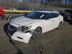 Salvage cars for sale at Waldorf, MD auction: 2016 Nissan Maxima 3.5S