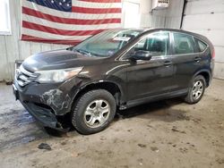 Salvage cars for sale at Lyman, ME auction: 2014 Honda CR-V LX