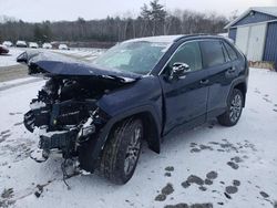 Salvage cars for sale at West Warren, MA auction: 2020 Toyota Rav4 XLE Premium