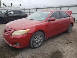 Salvage cars for sale at Mercedes, TX auction: 2011 Toyota Camry Base