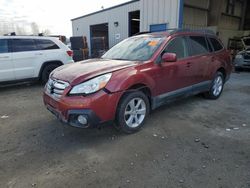 Salvage cars for sale at Arlington, WA auction: 2013 Subaru Outback 2.5I Premium