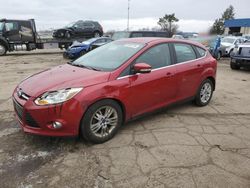 Ford Focus sel salvage cars for sale: 2012 Ford Focus SEL