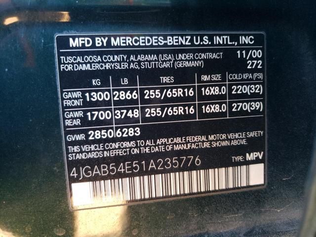 2001 Mercedes-Benz ML 320