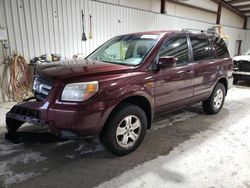 Salvage cars for sale at Chambersburg, PA auction: 2008 Honda Pilot VP