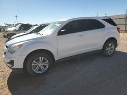 Salvage cars for sale at Andrews, TX auction: 2015 Chevrolet Equinox LS