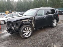 Salvage cars for sale from Copart Graham, WA: 2011 Infiniti QX56