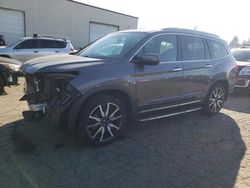 Salvage cars for sale at Woodburn, OR auction: 2019 Honda Pilot Elite