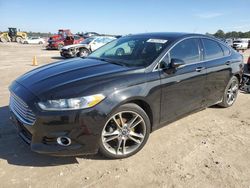 Salvage cars for sale at Houston, TX auction: 2014 Ford Fusion Titanium