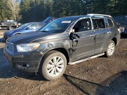 Toyota salvage cars for sale: 2009 Toyota Highlander Hybrid Limited